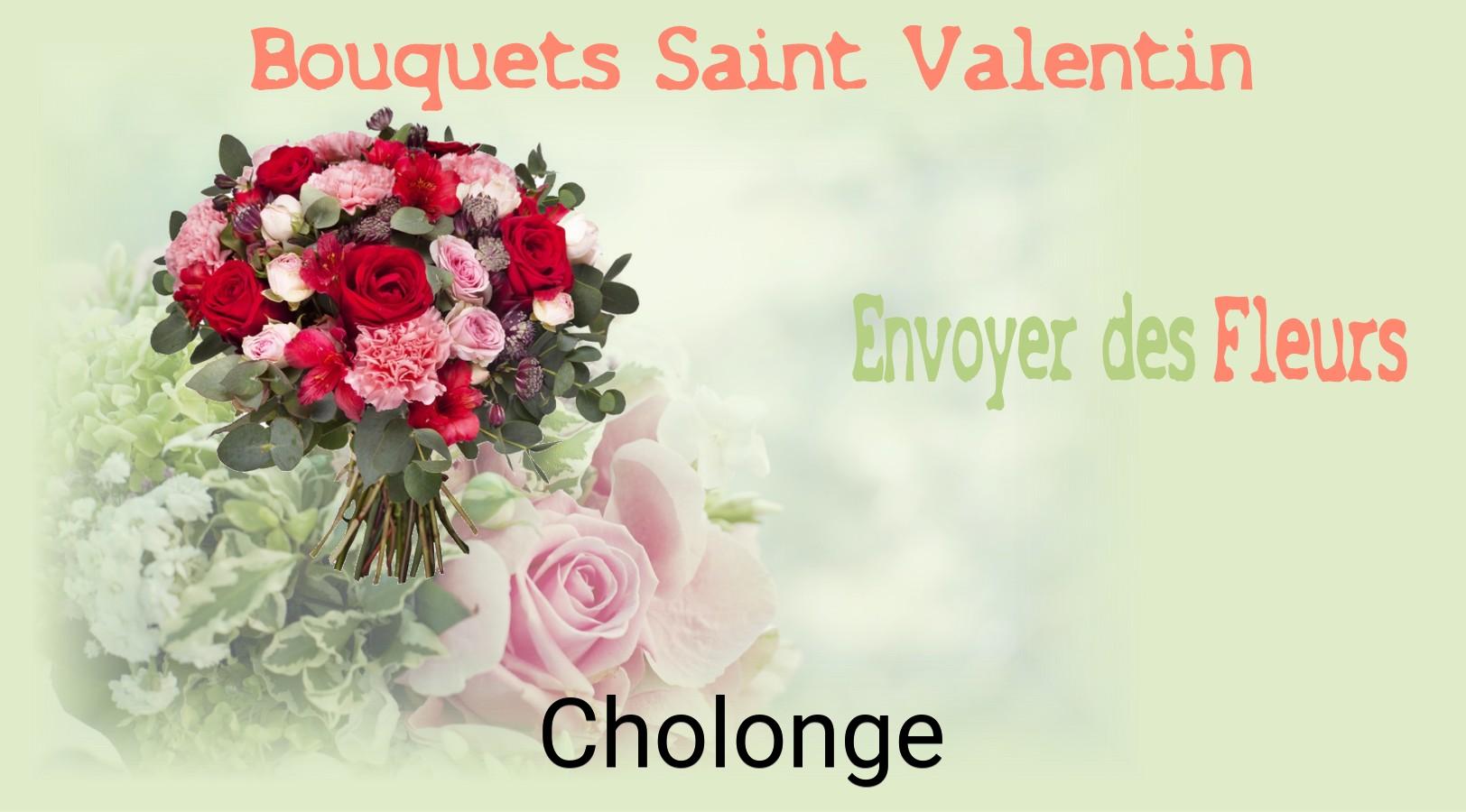 Roses de Saint-Valentin livrées à Cholonge